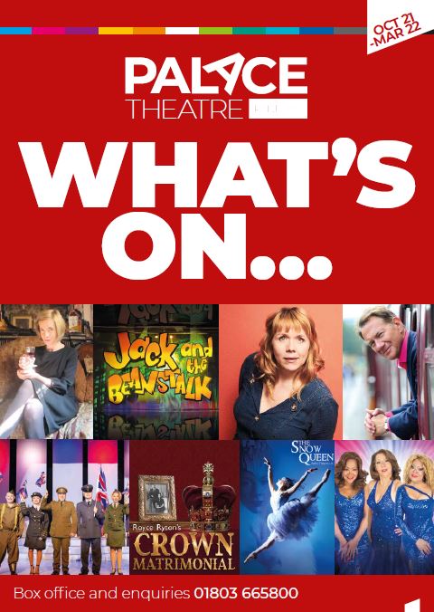 Palace Theatre Whats On Oct21-Mar22 cover